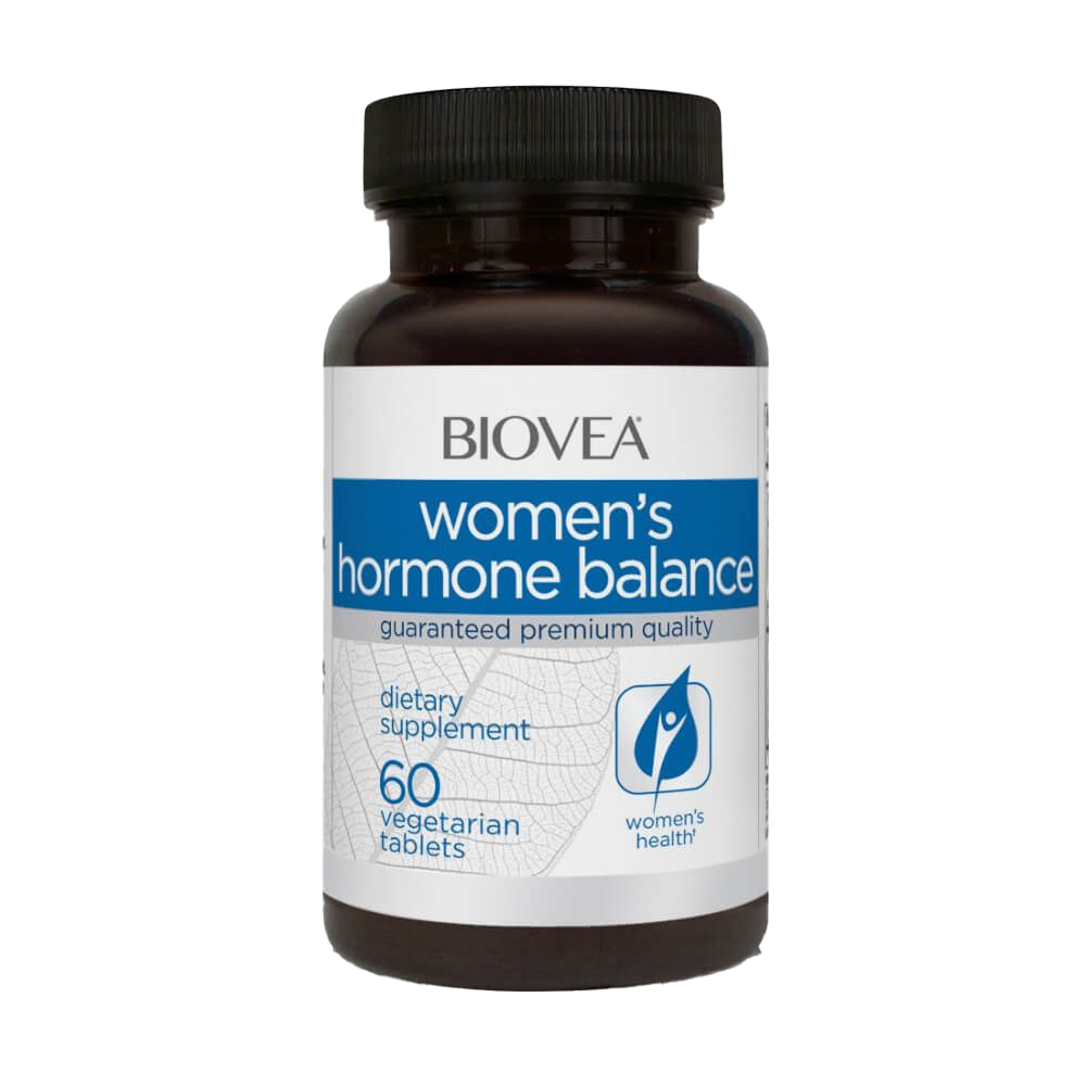 Biovea Women's Hormone Balance Supplement - 60 Vegetarian Tablets for Menopause Relief & PMS Support | Natural Hormone Regulator for Women's Wellness