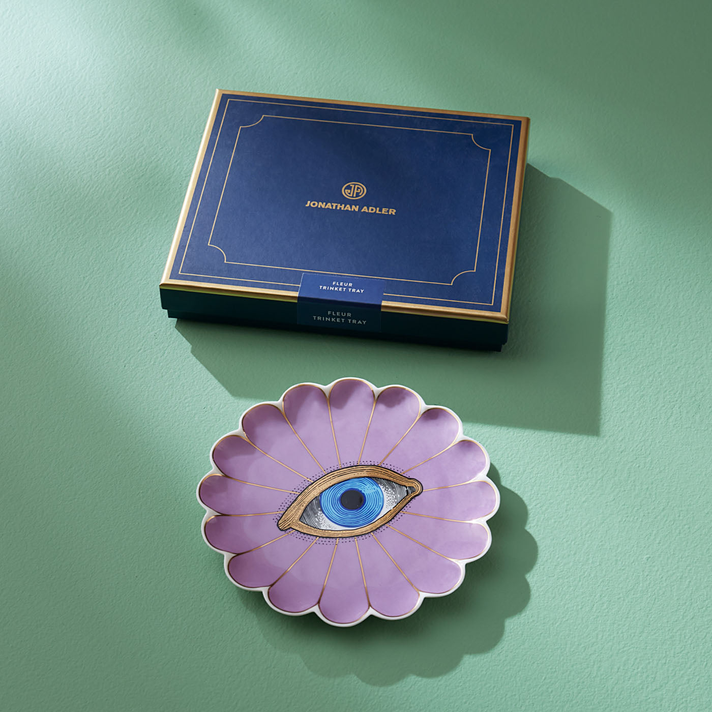 Elegant Fleur Trinket Tray - Decorative Jewelry Dish for Rings, Earrings & Keys - Perfect for Vanity, Dresser & Nightstand Organization