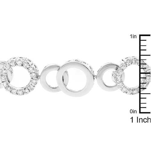 Circle Bijoux 7 Inch Adjustable Bangle Bracelet for Women - Elegant Stackable Jewelry for Everyday Wear, Parties & Gifts