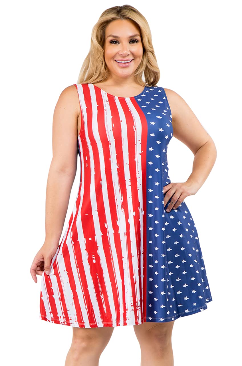 ICONOFLASH Women's Floral Print Casual Summer Dress with Pockets - Short Sleeve Comfortable A-Line Dress for Beach, Vacation, and Daily Wear