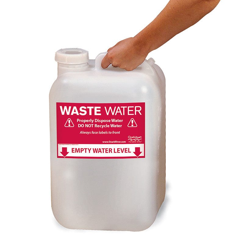 Ozark River AC 06 TNK Waste Water Tank - Portable Water Storage for Camping, RV & Off-Grid Living | Durable & Leak-Proof Design