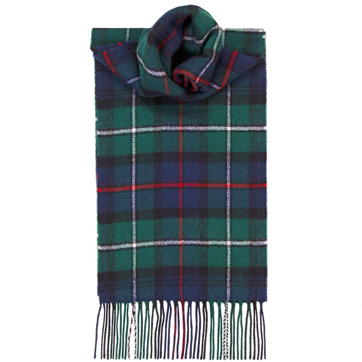 MacKenzie Modern Tartan Scarf - Soft Wool Plaid Wrap for Women & Men - Perfect for Winter Fashion, Office Style & Outdoor Activities