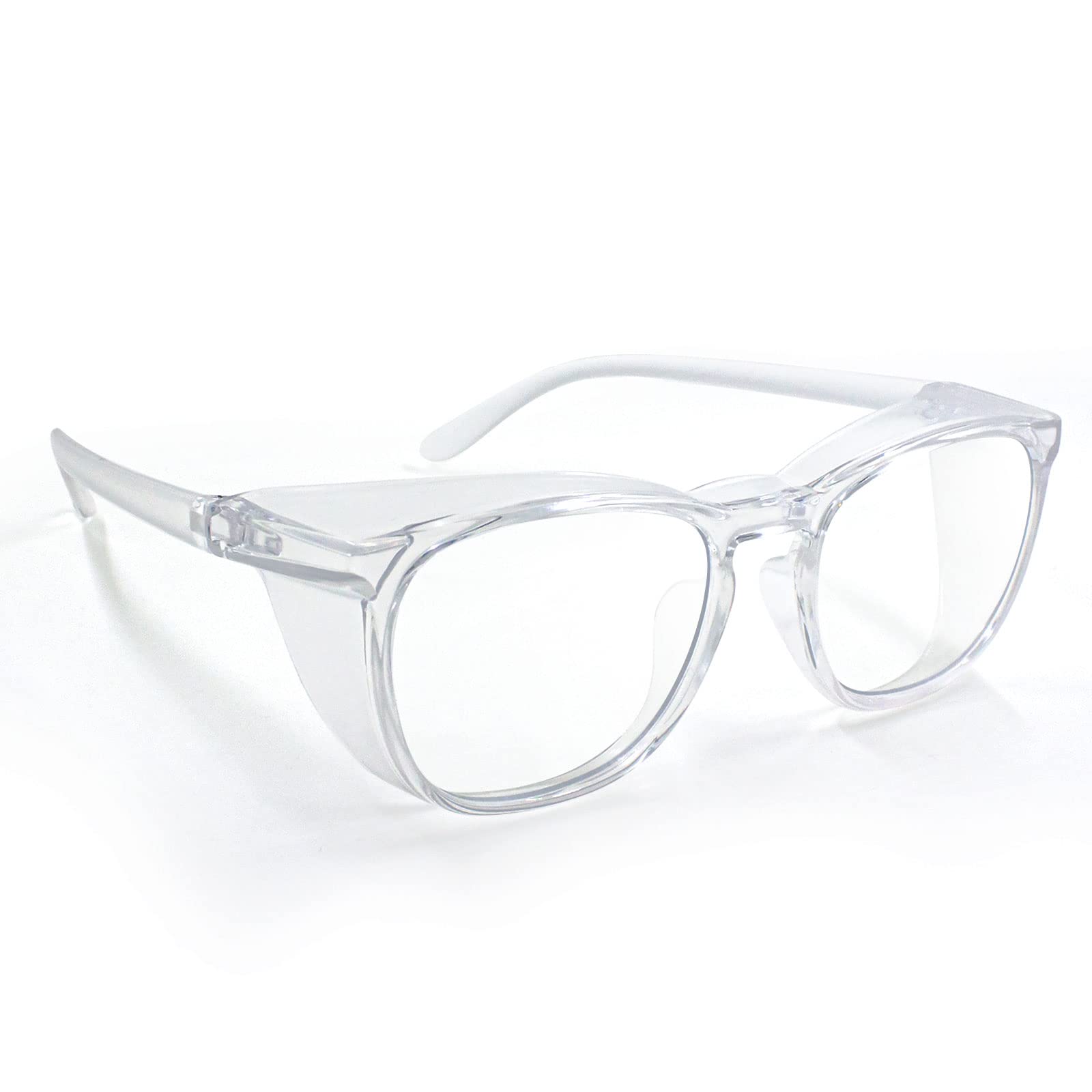 JING LEI Anti-Fog Safety Glasses - Clear Protective Goggles for Men & Women | UV Protection, Lightweight & Comfortable | Perfect for Construction, Lab Work & DIY Projects