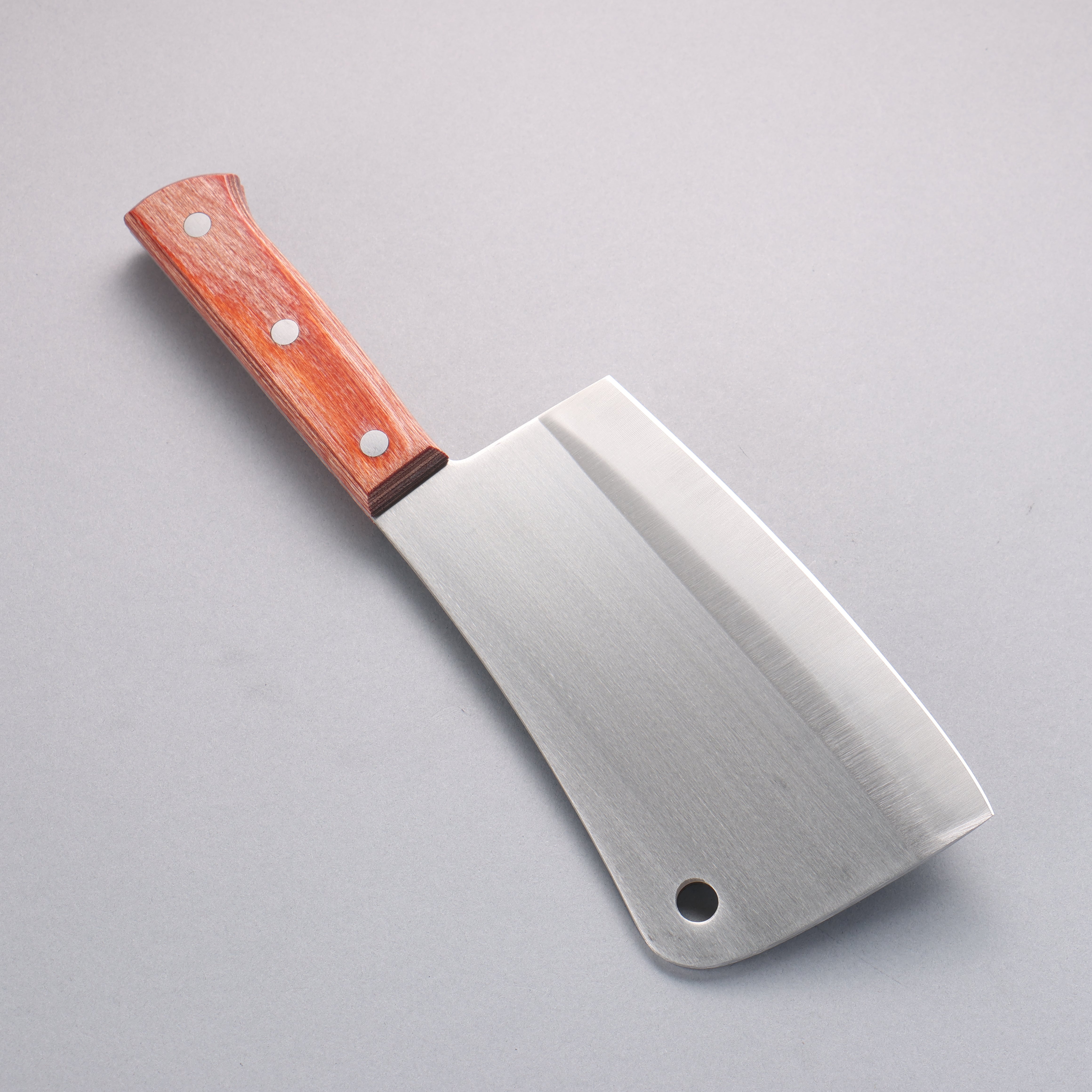 Premium Seisuke 170mm Stainless Steel Nakiri Knife with Brown Pakkawood Handle - Japanese Vegetable Chopper for Slicing, Dicing & Precision Cooking