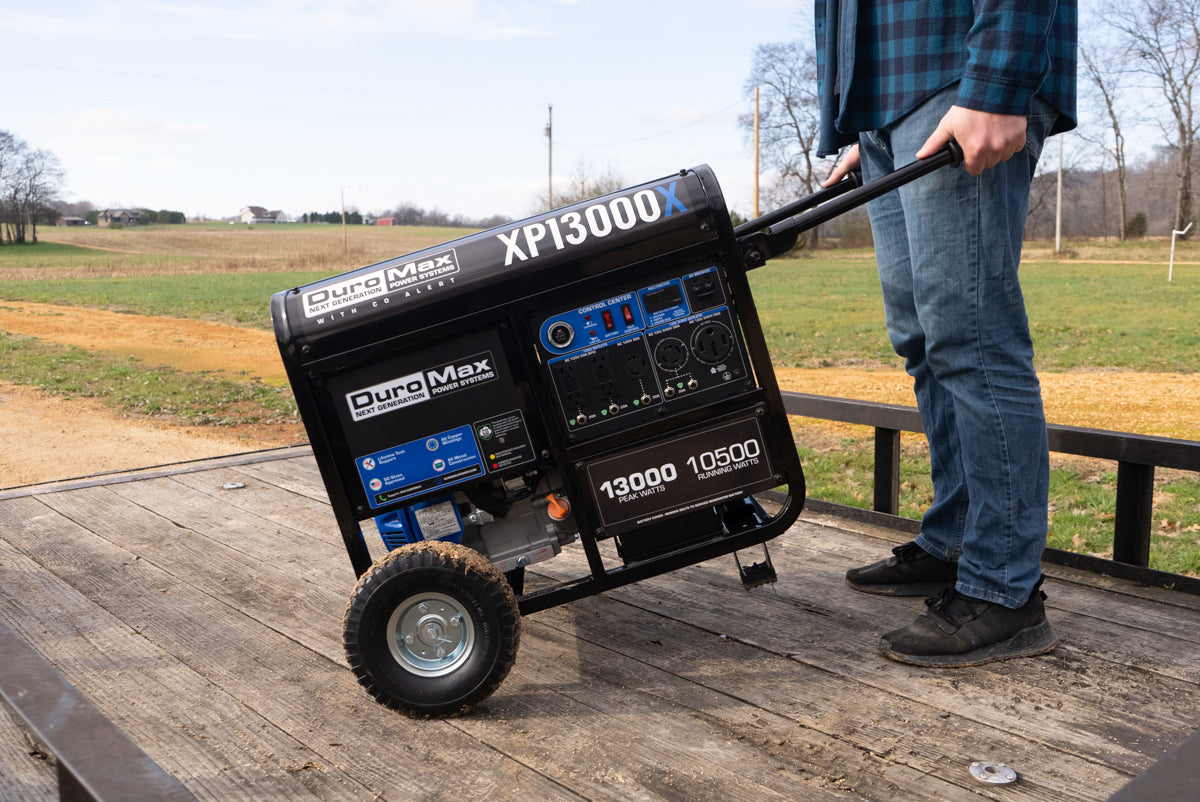 13,000W Portable Gasoline Generator with CO Alert - Reliable Backup Power for Home, Camping & Outdoor Emergencies
