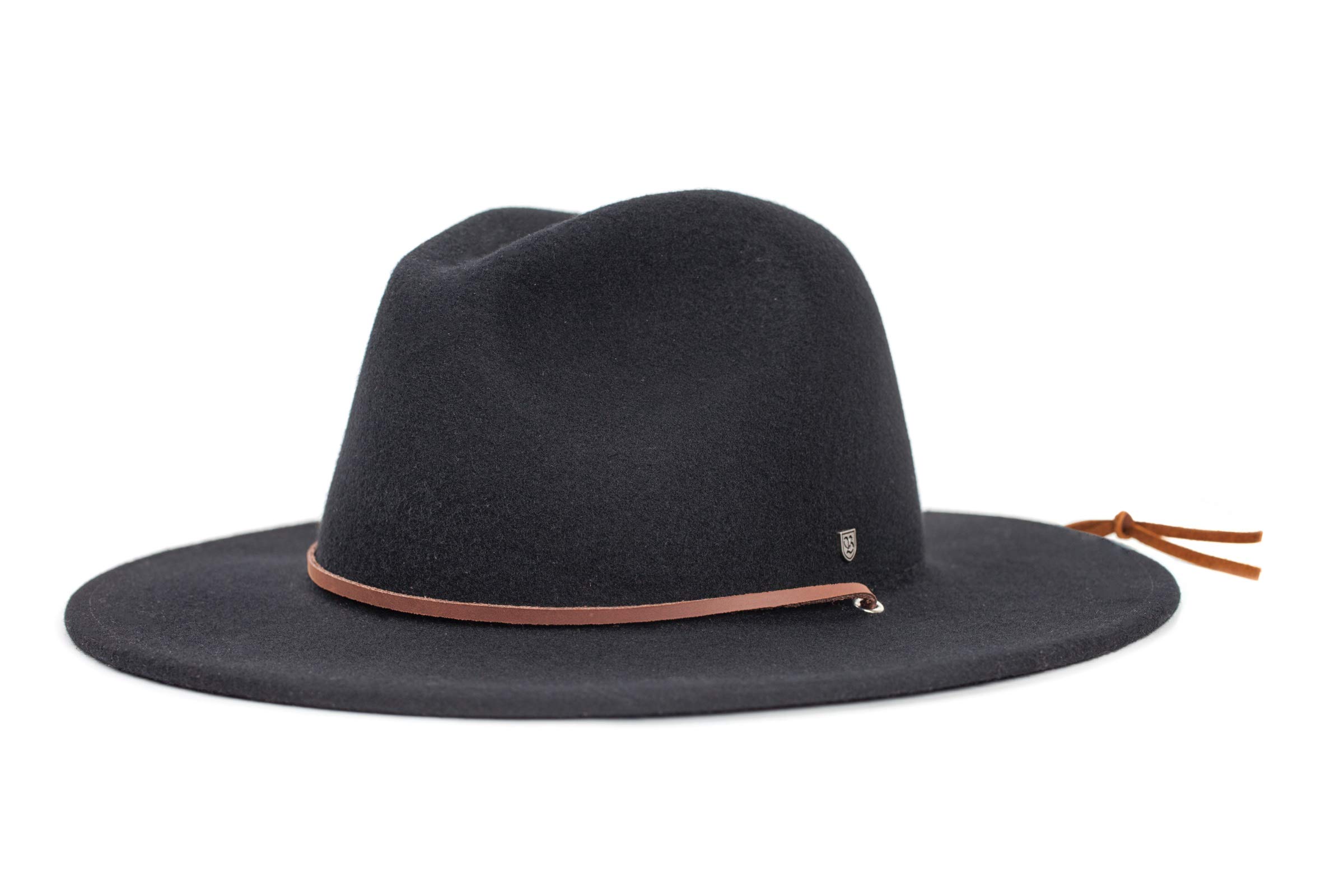 Brixton Men's Field Wide Brim Felt Fedora Hat - Stylish Outdoor Sun Hat for Hiking, Beach & Casual Wear