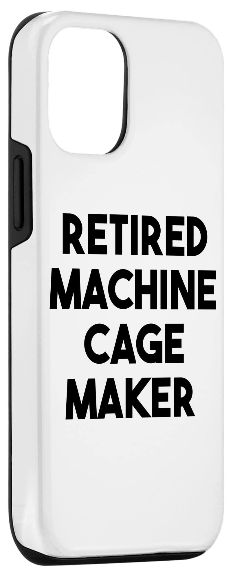 iPhone 12/12 Pro Case - Shockproof Protective Cover with Retired Machine Cage Design | Perfect for Daily Use, Travel & Outdoor Activities