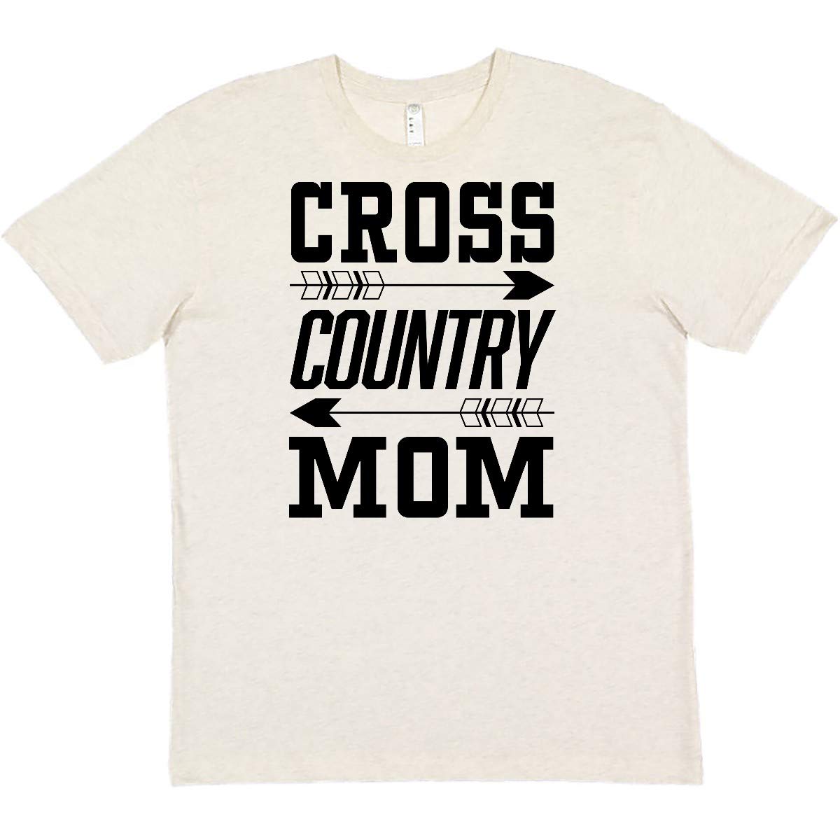 Inktastic Cross Country Mom T-Shirt - Comfortable Running & Sports Apparel for Active Moms - Perfect for Track Meets, Marathons & Casual Wear
