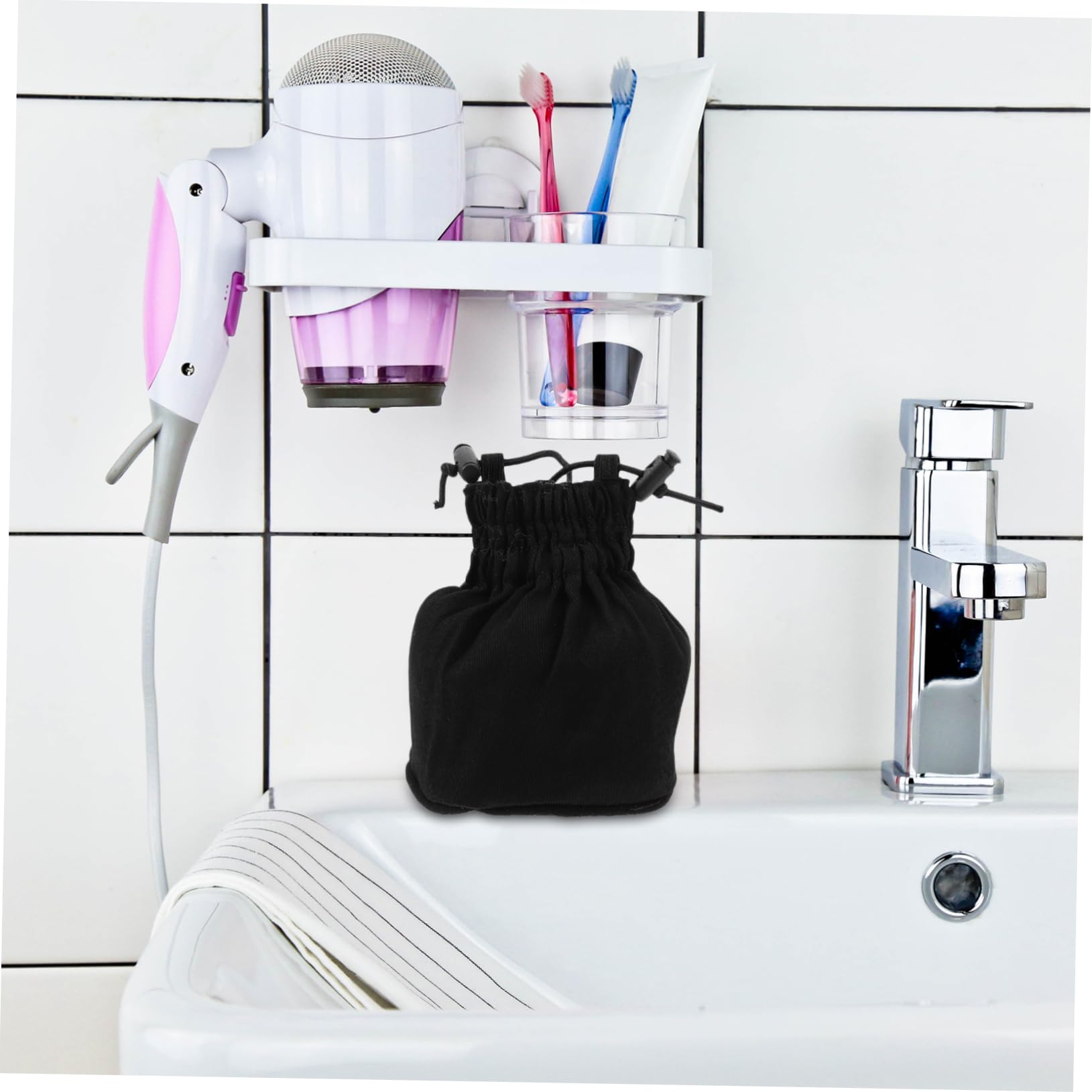 Universal Hair Dryer Diffuser Cover - Blow Dryer Attachment for Curly & Wavy Hair - Silver Styling Tool for Salon & Home Use - Perfect for Travel & Daily Hair Care
