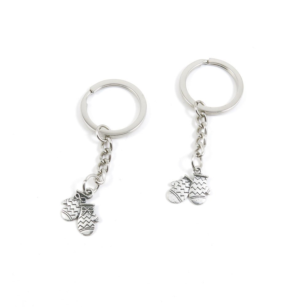 Antique Silver Tone Keychain Door Car Key Ring Tags - Bulk Wholesale Keychain Supplies for Home, Office, and Gifts | Perfect for Christmas, Key Organization, and Daily Use