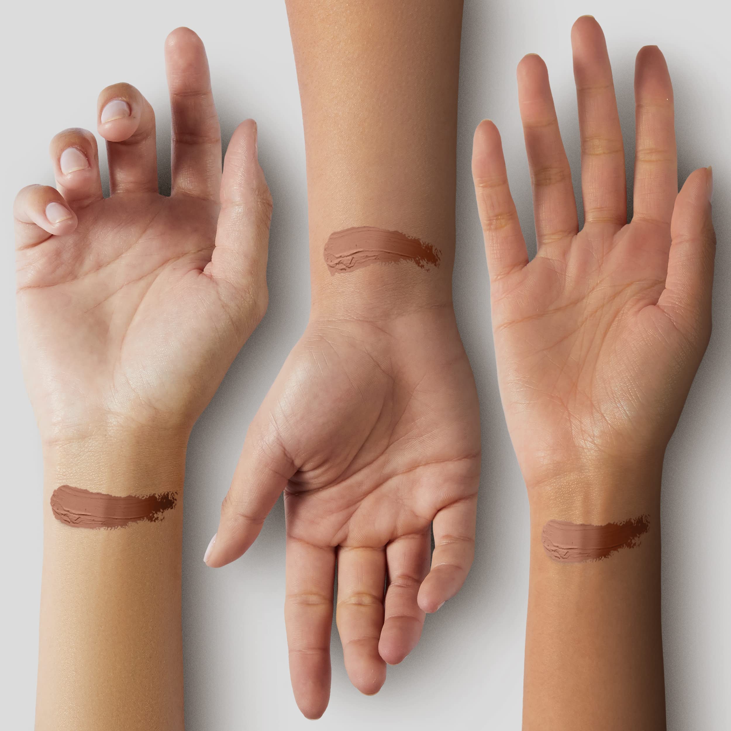 Palladio BUILD + BLEND Foundation Stick & Contour Stick - Mocha 0.25oz | Professional Cream Makeup for Flawless Face | Perfect for Everyday Wear, Photo Shoots & Special Occasions