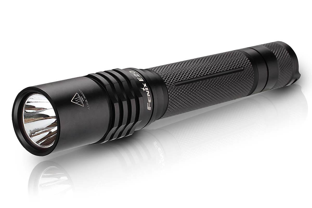 Fenix E20 Flashlight - High-Powered LED Tactical Light for Camping, Hiking & Emergency Use
