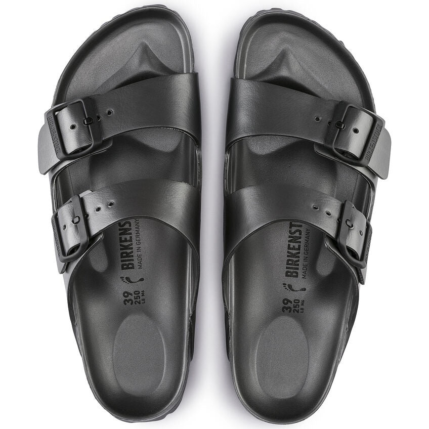 Men's Arizona EVA Sandal - Lightweight Comfortable Slide Sandals for Men (Metallic Anthracite) | Perfect for Beach, Pool, Travel & Casual Wear