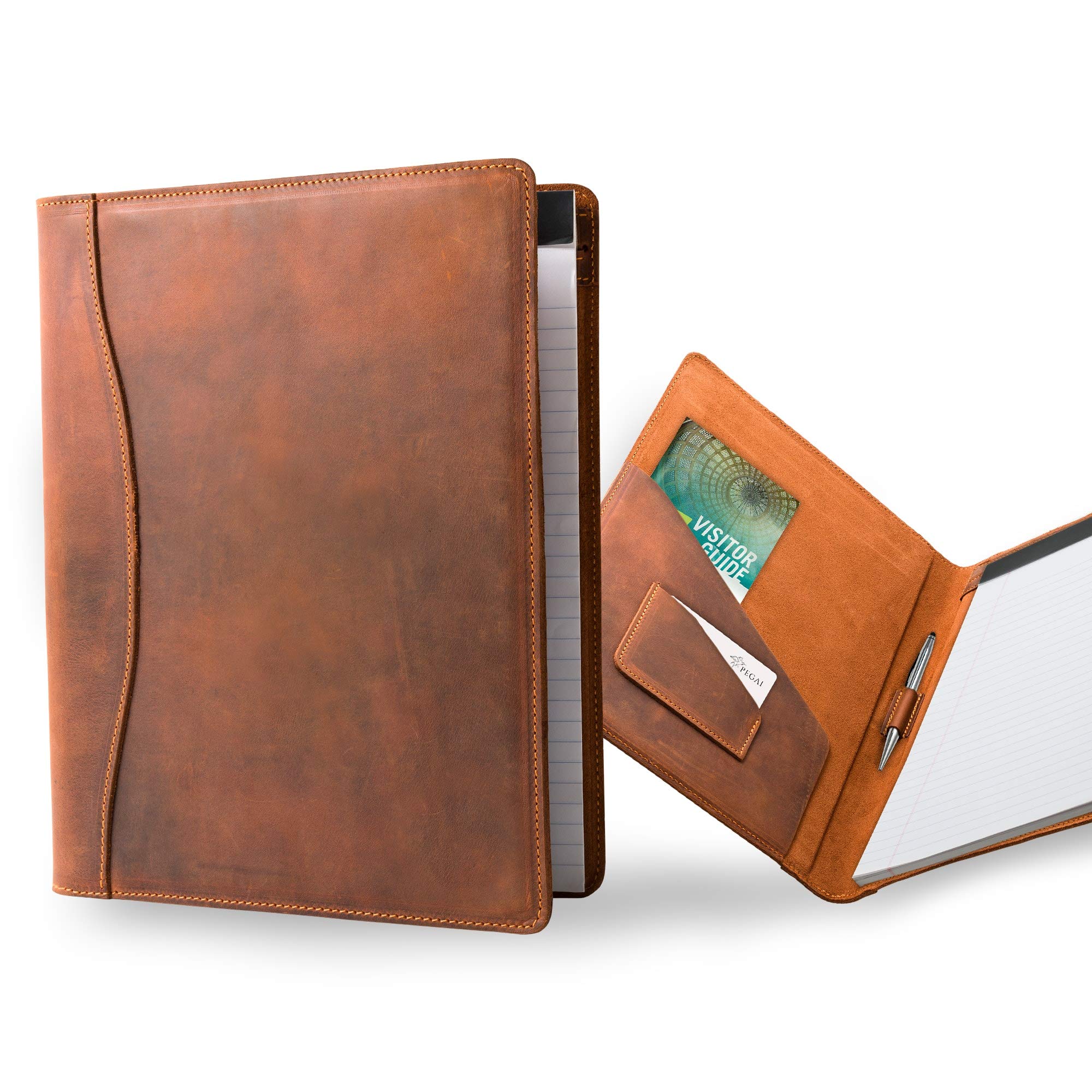 Premium Leather Padfolio Organizer 9