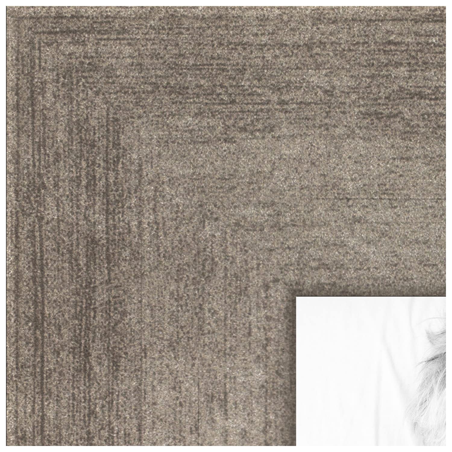 ArtToFrames 8x42 Inch Silver Picture Frame - 2 Inch MDF Poster Frame in Muted Warm Silver Finish - Perfect for Wall Art, Photos & Posters - Includes Economy Acrylic - Ideal for Living Room, Bedroom & Office Decor