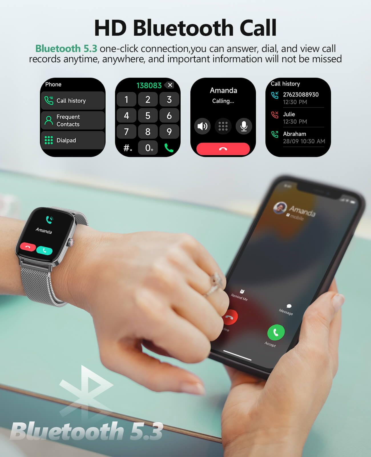 2025 Smart Watch for Women & Men - 1.85