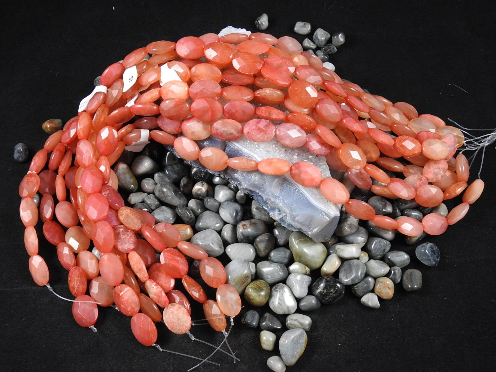 Premium AAA Grade Cherry Quartz Faceted Bead Strands - 15 Inch Gemstone Beads for Jewelry Making, DIY Bracelets & Necklaces - Healing Crystal Beads for Meditation & Energy Work