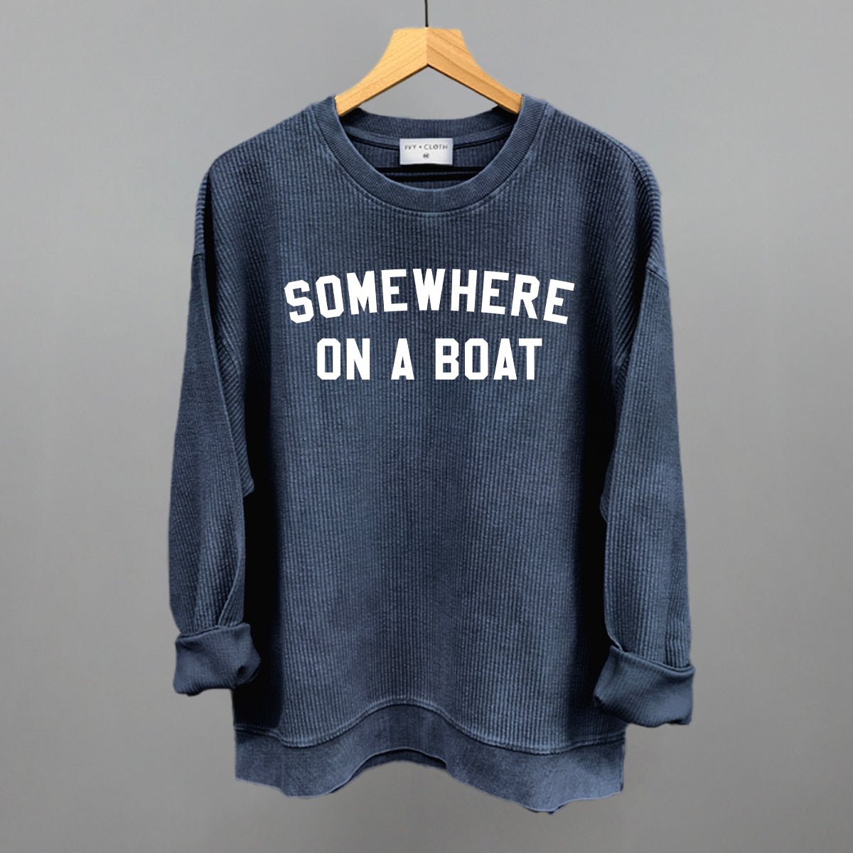 Somewhere On A Boat - Premium Nautical Decor for Home & Office - Perfect for Beach Houses, Boats, and Coastal-Themed Spaces