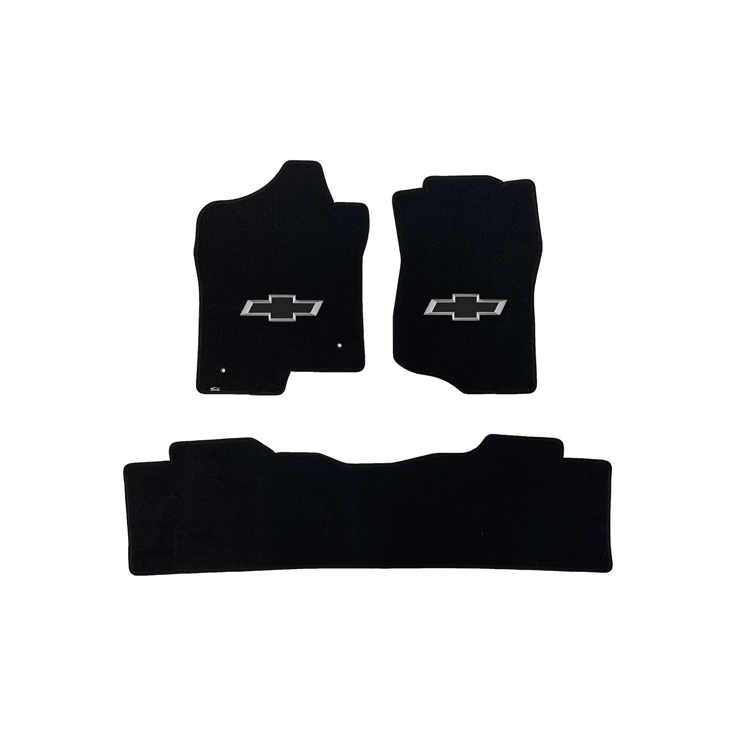 Premium Custom-Fit Carpeted Floor Mats for Chevy Tahoe 2007-2014 | Luxury Black Bowtie Design (Charcoal, 3-Piece Set) - Perfect for Daily Commutes, Road Trips & Vehicle Protection