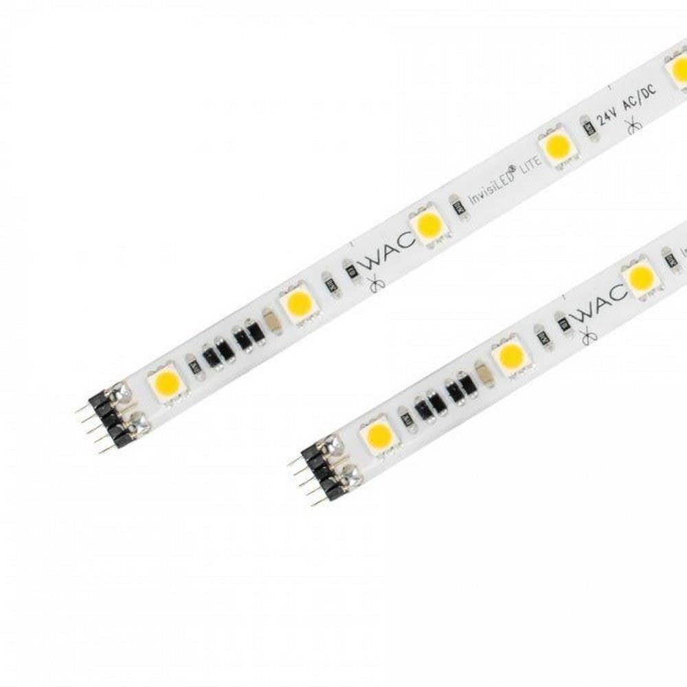 WAC Lighting LED-T24P-5-WT InvisiLED Pro 5 Foot Tape Light, 3000K Warm White - Flexible LED Strip for Under Cabinet Lighting, Cove Lighting, and Home Accent Lighting
