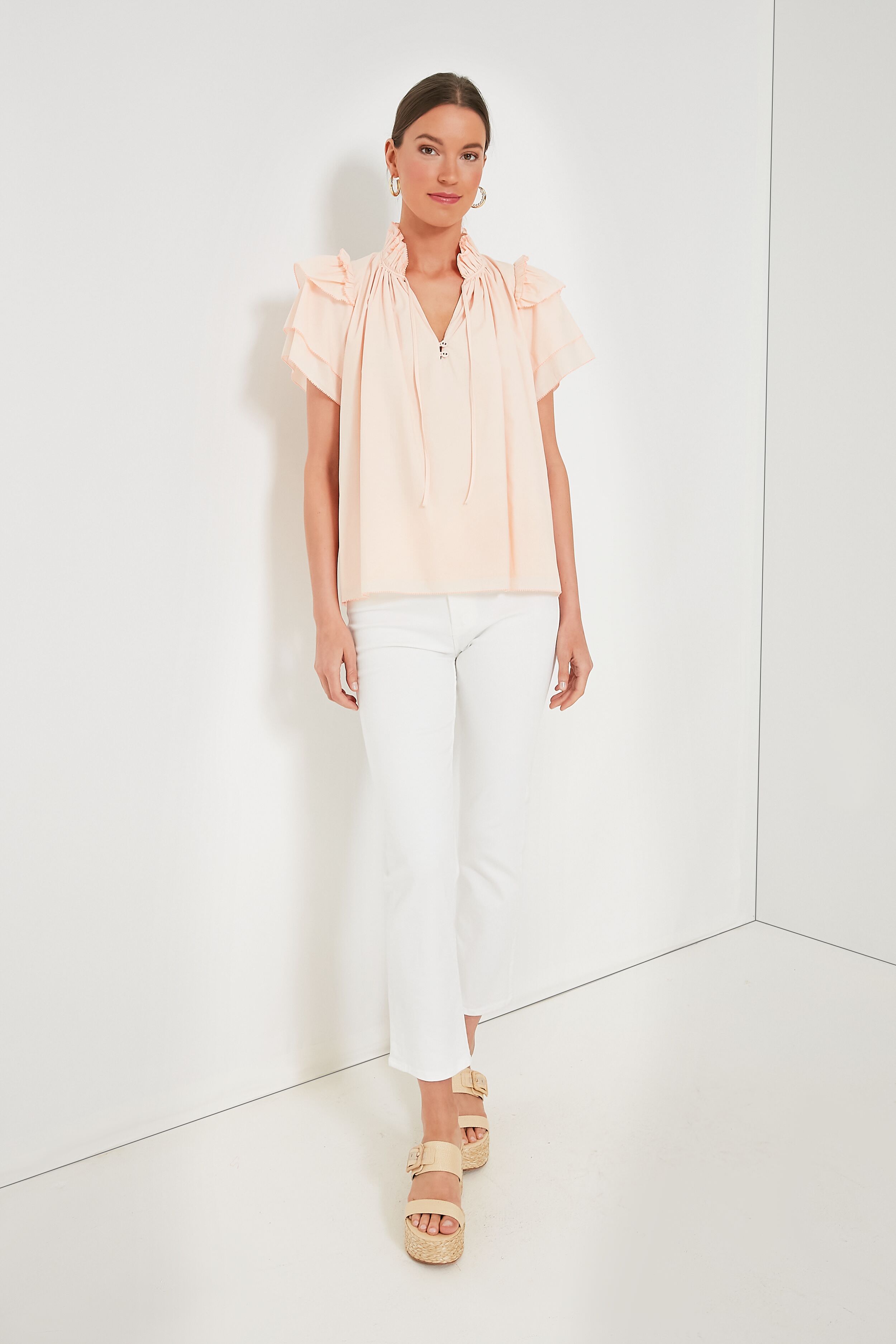 Blush Millie Top - Women's Fashion Blouse for Casual & Party Wear | Elegant & Comfortable Tops for Everyday Outfits & Special Occasions