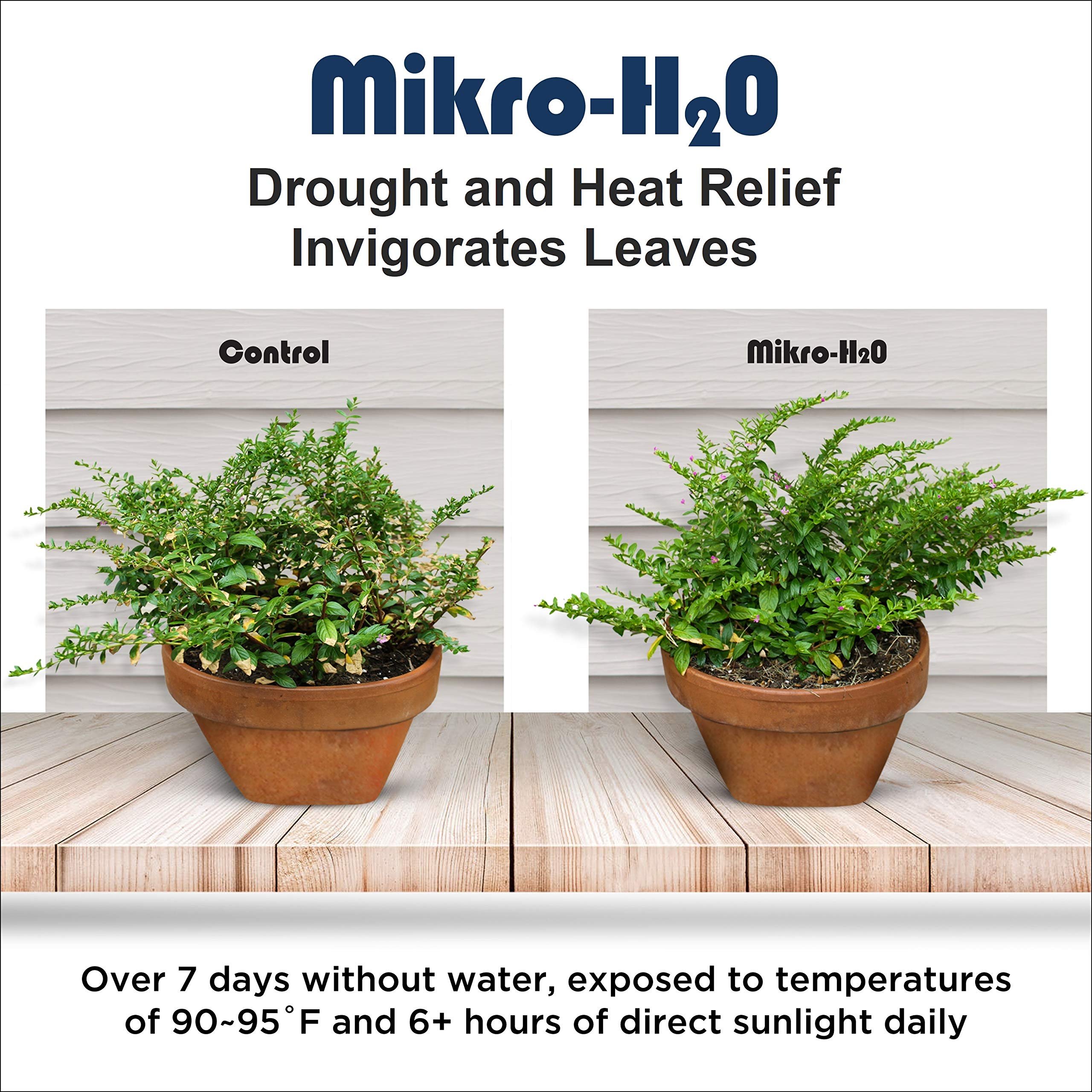 Premium Mikro-H2O Plant Probiotics - Organic Growth Booster for Healthier Plants | Enhances Water Retention in Roots & Soil | Drought-Resistant Solution (4 oz) | Ideal for Indoor Plants, Gardens & Dry Climates