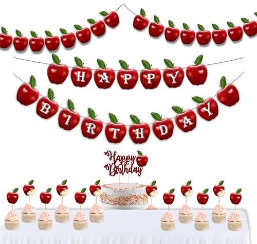 Apple Theme Birthday Party Supplies