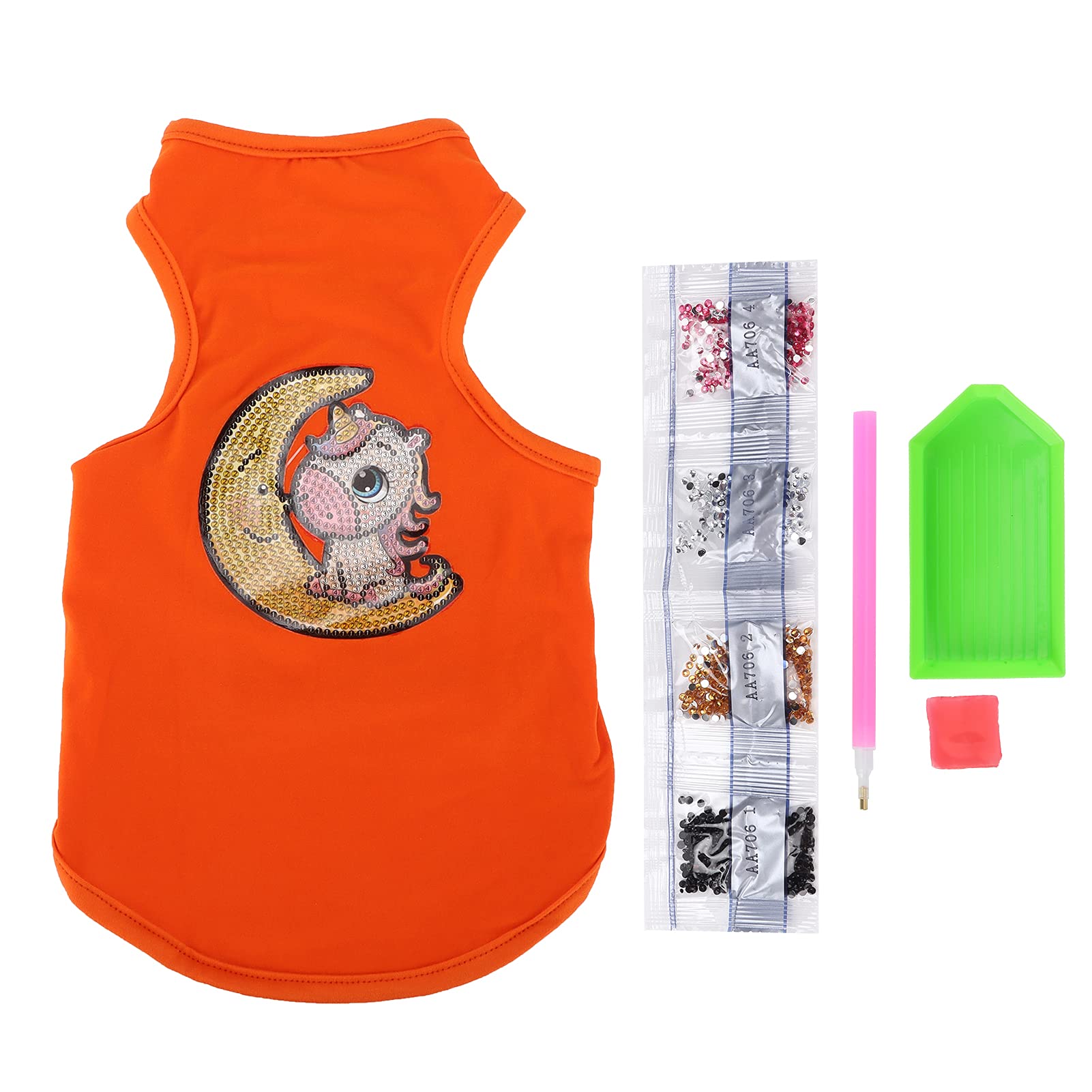 JINDI Dog Jumpsuits - Anti-Shedding Pet Clothes for Dogs, Multifunctional Dog Clothing to Protect Furniture & Beds (Orange, Size S) - Perfect for Indoor Play & Cuddling