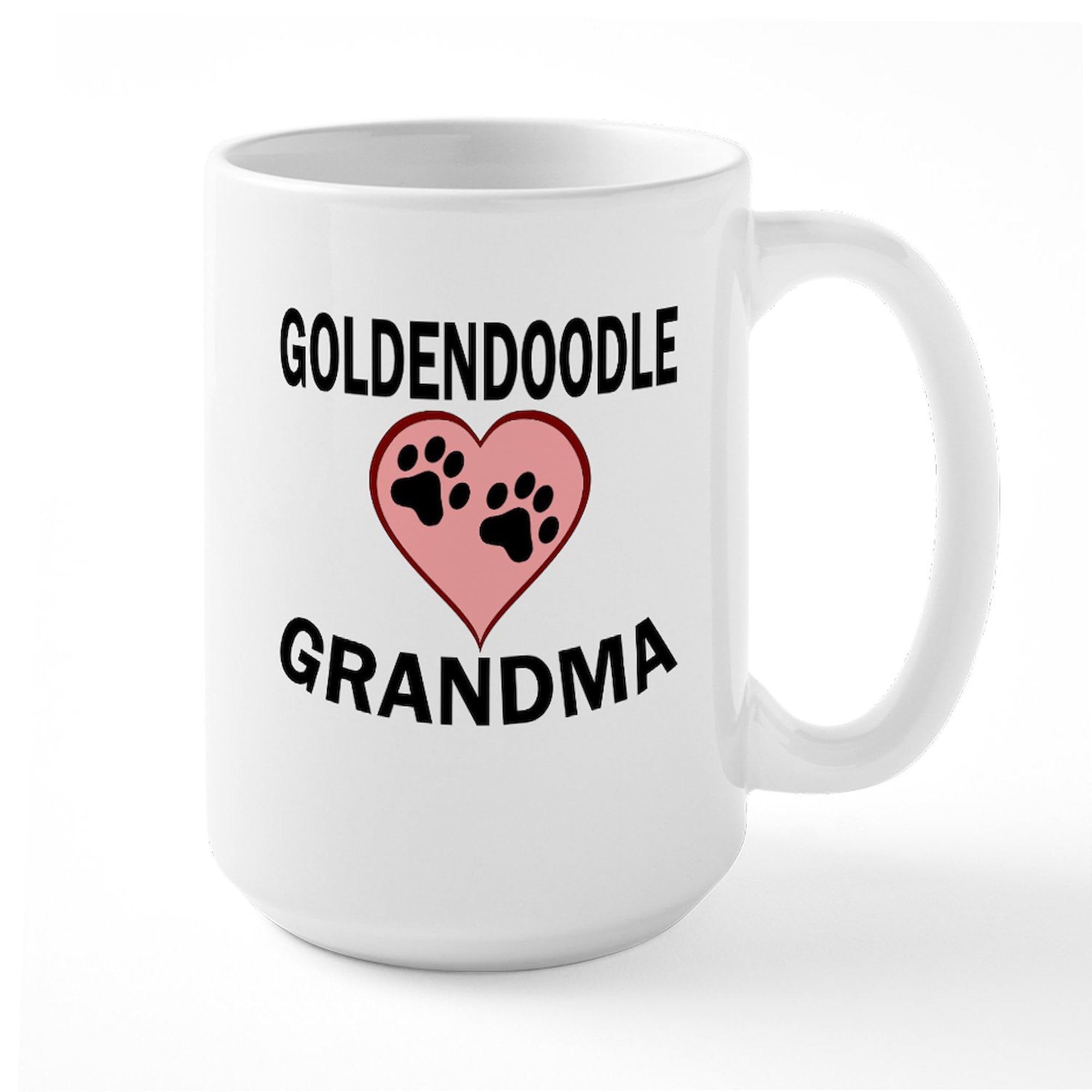 Goldendoodle Grandma Ceramic Coffee Mug 15 oz (444 ml) - Perfect Gift for Dog Lovers & Grandparents - Ideal for Coffee, Tea, or Hot Cocoa at Home or Office