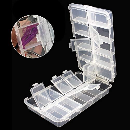 OriGlam Premium 20-Compartment Tackle Box - Adjustable Plastic Fishing Tackle Organizer with Utility Storage for Lures, Hooks & Gear - Perfect for Bass Fishing, Camping & Outdoor Adventures