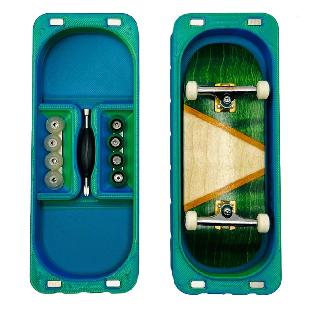 Premium Fingerboard Coffin Case - Durable Skateboard Miniature Storage Box for Tech Decks & Fingerboards - Perfect for Collectors, Skaters & Office Desk Decor