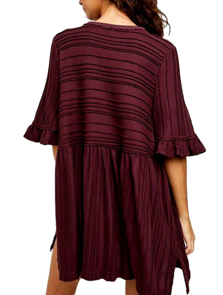 Free Women's Take A Spin Tunic Top - Boho Chic Flowy Blouse for Casual Wear, Beach Cover Up & Summer Outfits