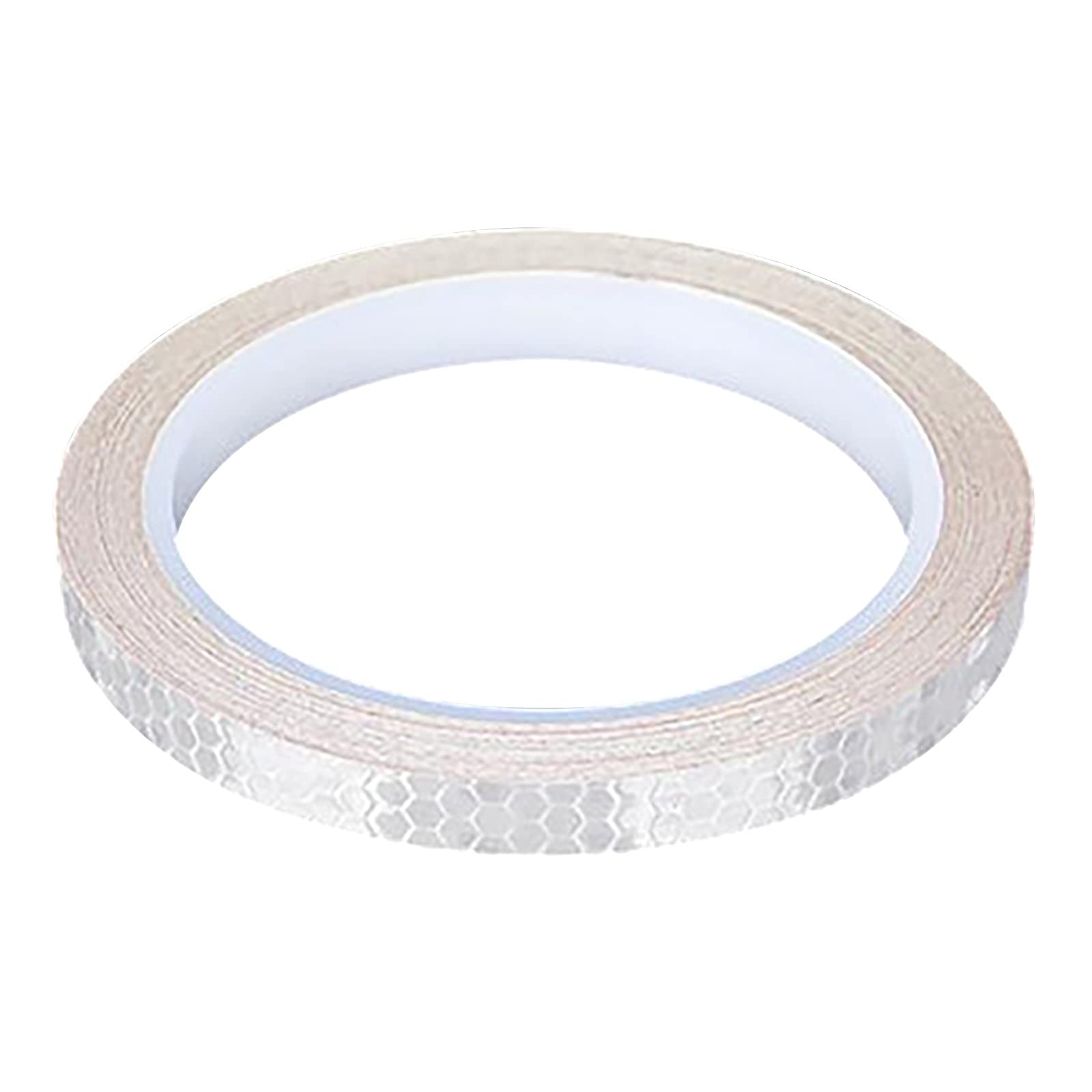 Reflective Decorative Stickers for Motorcycle, Bike, and Car - 1cm x 8m Adhesive Vinyl Tape - Perfect for Frame, Electric Bike, and Vehicle Customization - Ideal for Night Riding Safety and Personalization