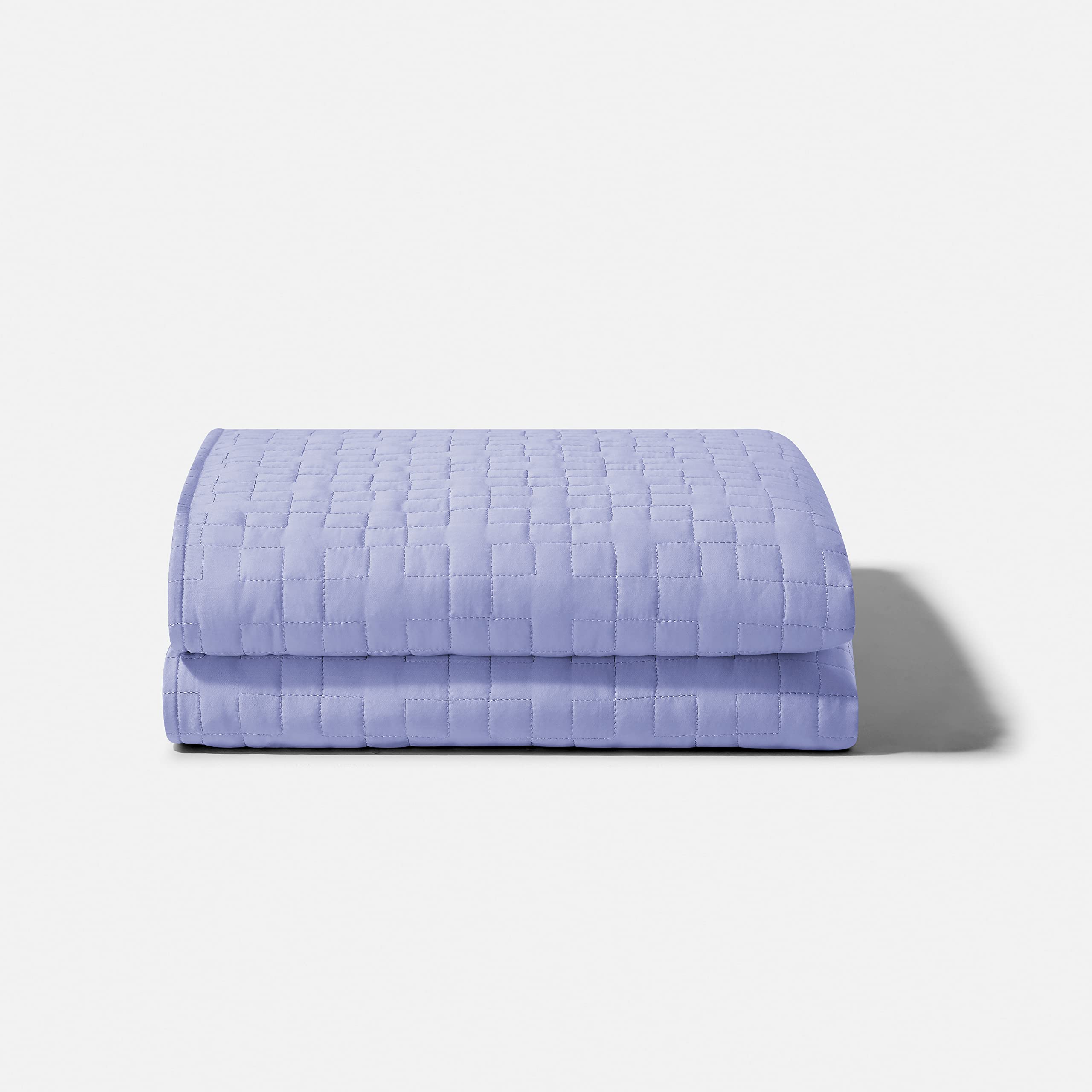 Upgraded Cooling Weighted Blanket for Adults - 15 lbs Periwinkle Gravity Blanket, 48