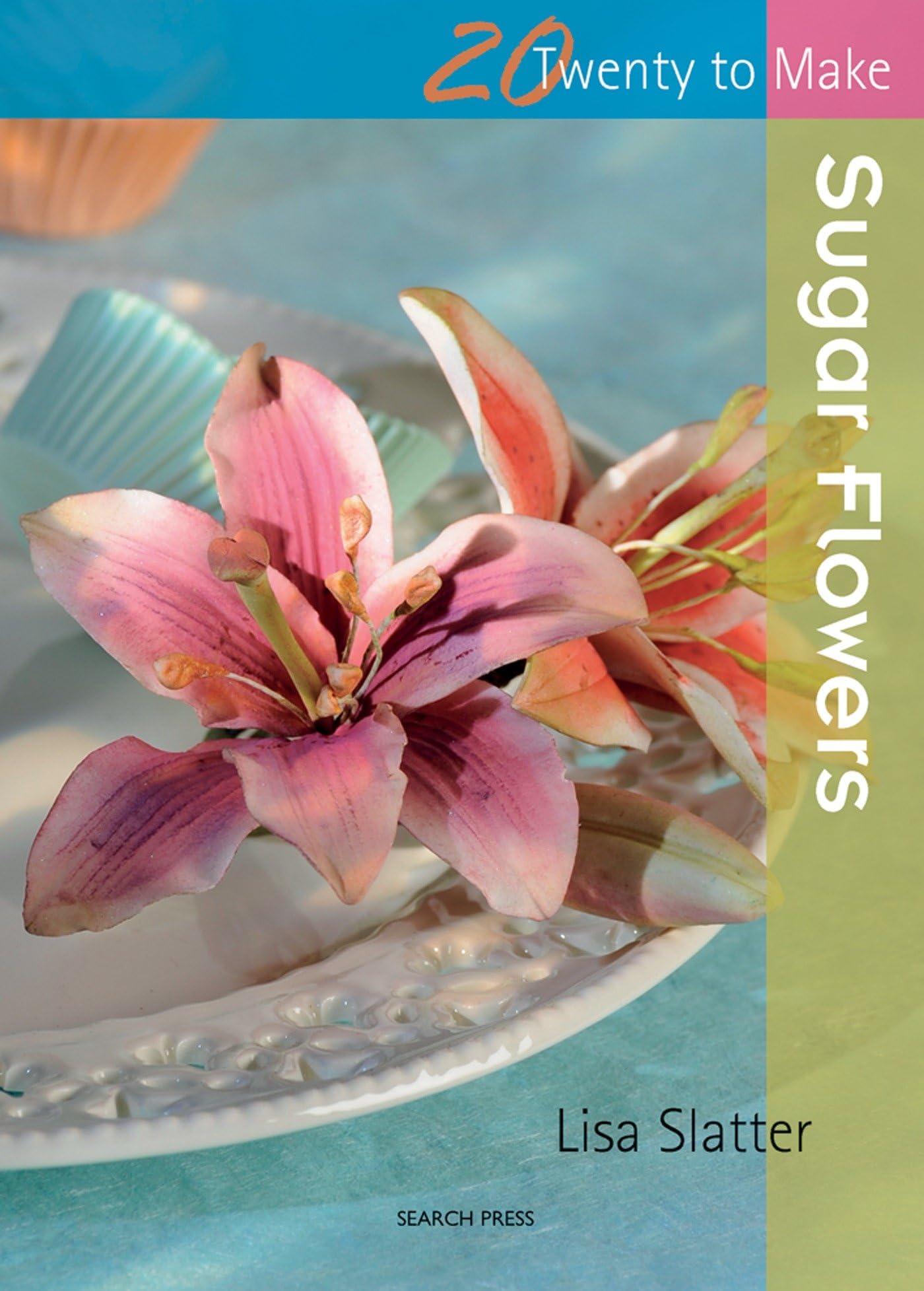 20 Sugar Flowers for Cake Decorating - Edible Cake Toppers for Birthdays, Weddings & Special Occasions