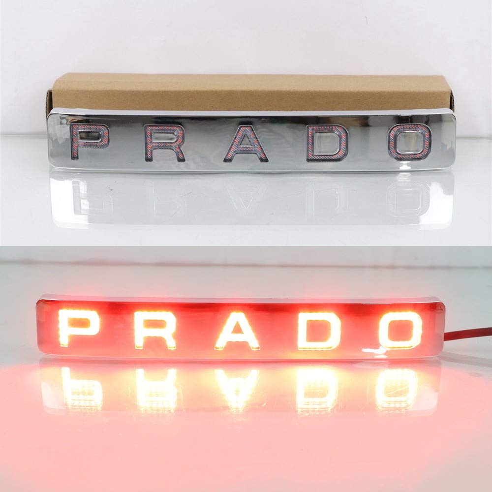 July King LED Strobe Brake Lights + DRL Running Lights with Streamer Effect, License Plate Lights for Toyota Land Cruiser Prado - Upgrade Your Night Driving Safety & Style