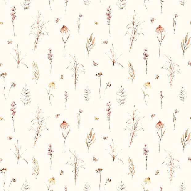 Little Flower Double Gauze Fabric - Soft & Breathable Cotton Material for Baby Clothes, DIY Crafts & Home Decor | Perfect for Sewing, Quilting & Fashion Design
