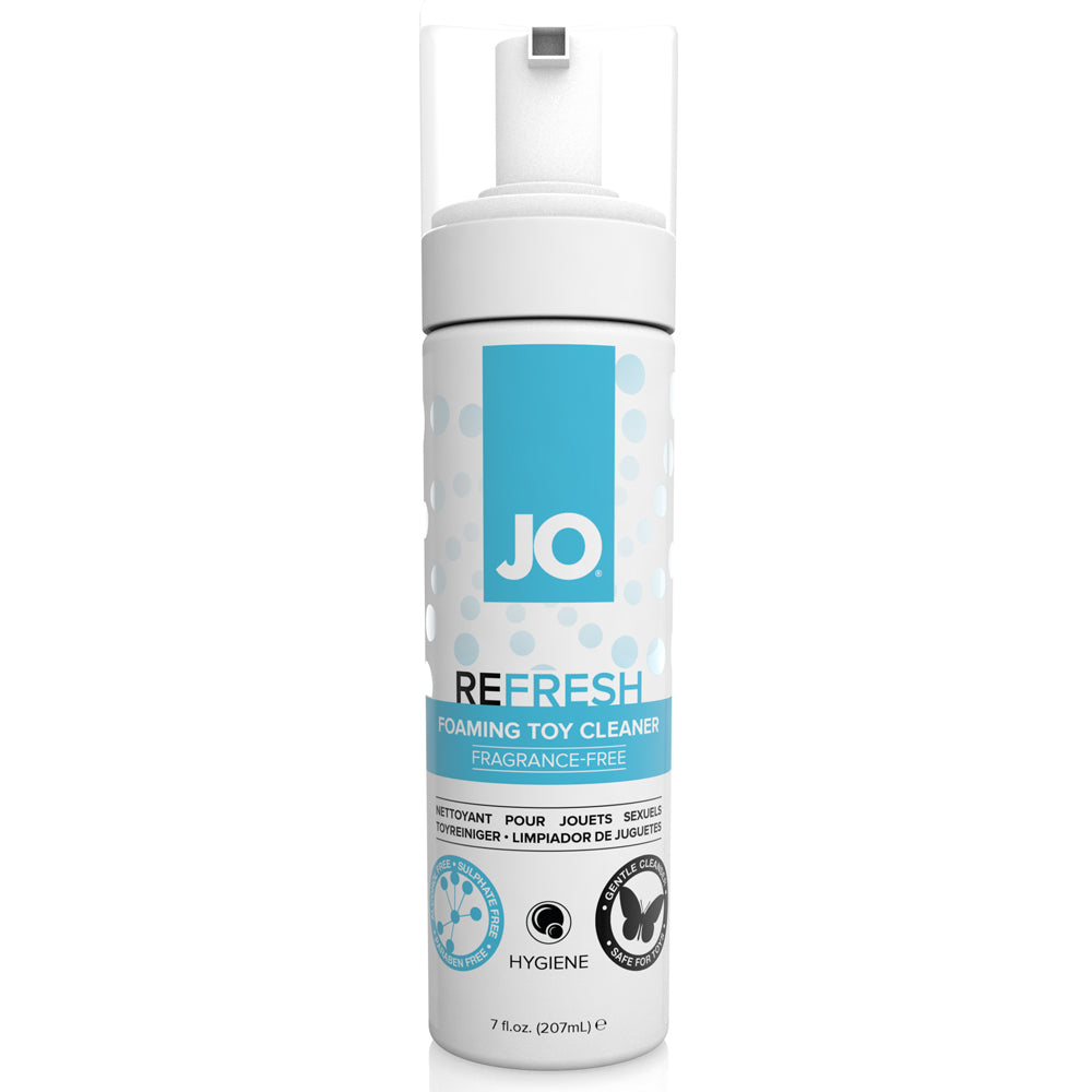 JO Refresh Foaming Toy Cleaner - Safe & Effective Cleaning Solution for Kids Toys, Stuffed Animals & Plastic Playthings | Perfect for Daycares, Nurseries & Home Use