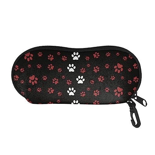 White Red Dog Paw