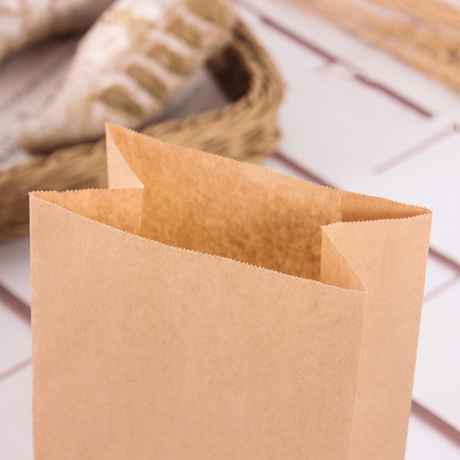 10-Pack Eco-Friendly Brown Kraft Paper Bags - Perfect for Storing Desserts, Bento Boxes, Snacks & Jewelry - Ideal for Parties, Picnics, Gifts & Small Business Packaging