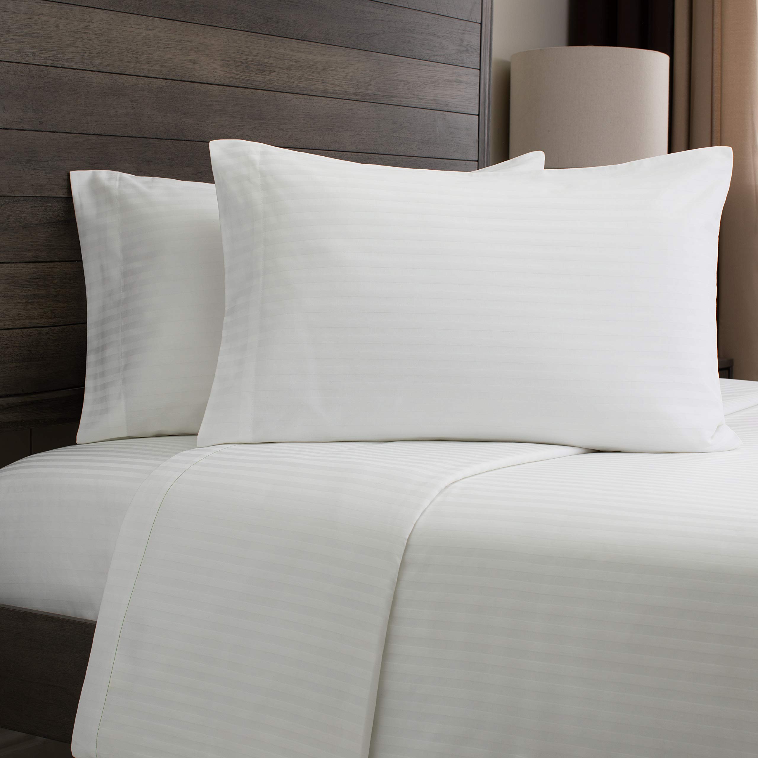 Premium Baltic Linen 250 Thread Count Hotel Pillowcases - 12 Pack White Luxury Bedding Set for Home, Hotel & Airbnb Use