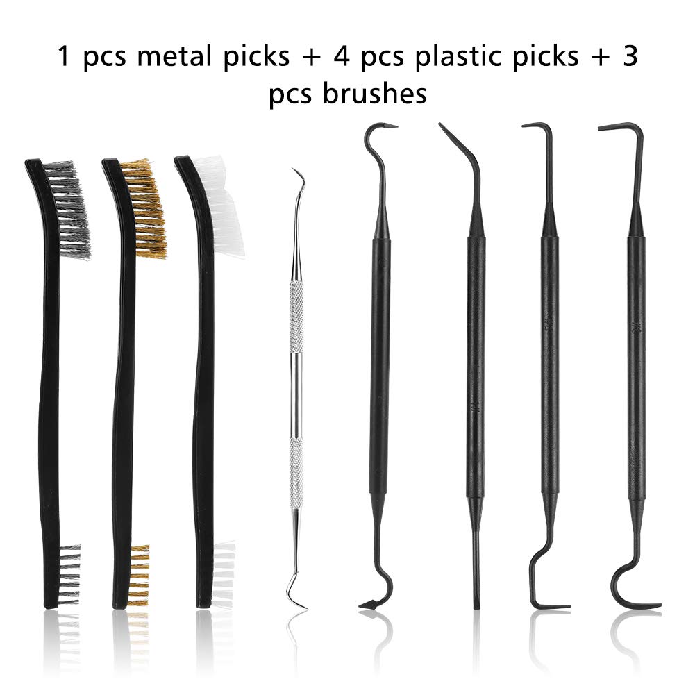 Accmor Gun Cleaning Kit - Pick & Brush Set for Firearm Maintenance