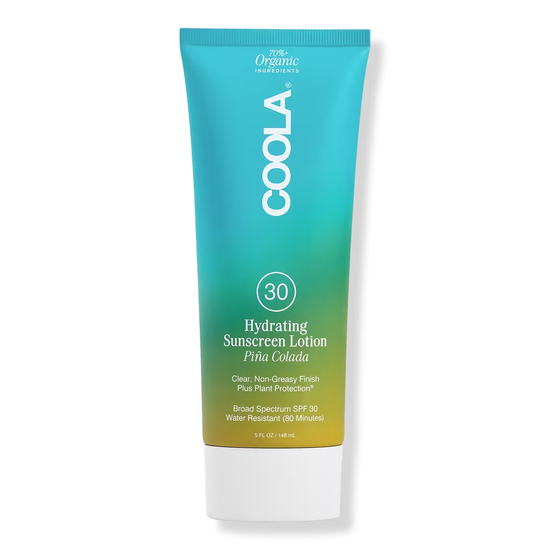 COOLA Classic Body Organic Sunscreen Lotion SPF 30 | Broad Spectrum UVA/UVB Protection | Water Resistant 80 Minutes | Reef Safe & Vegan | Perfect for Beach, Pool & Outdoor Activities