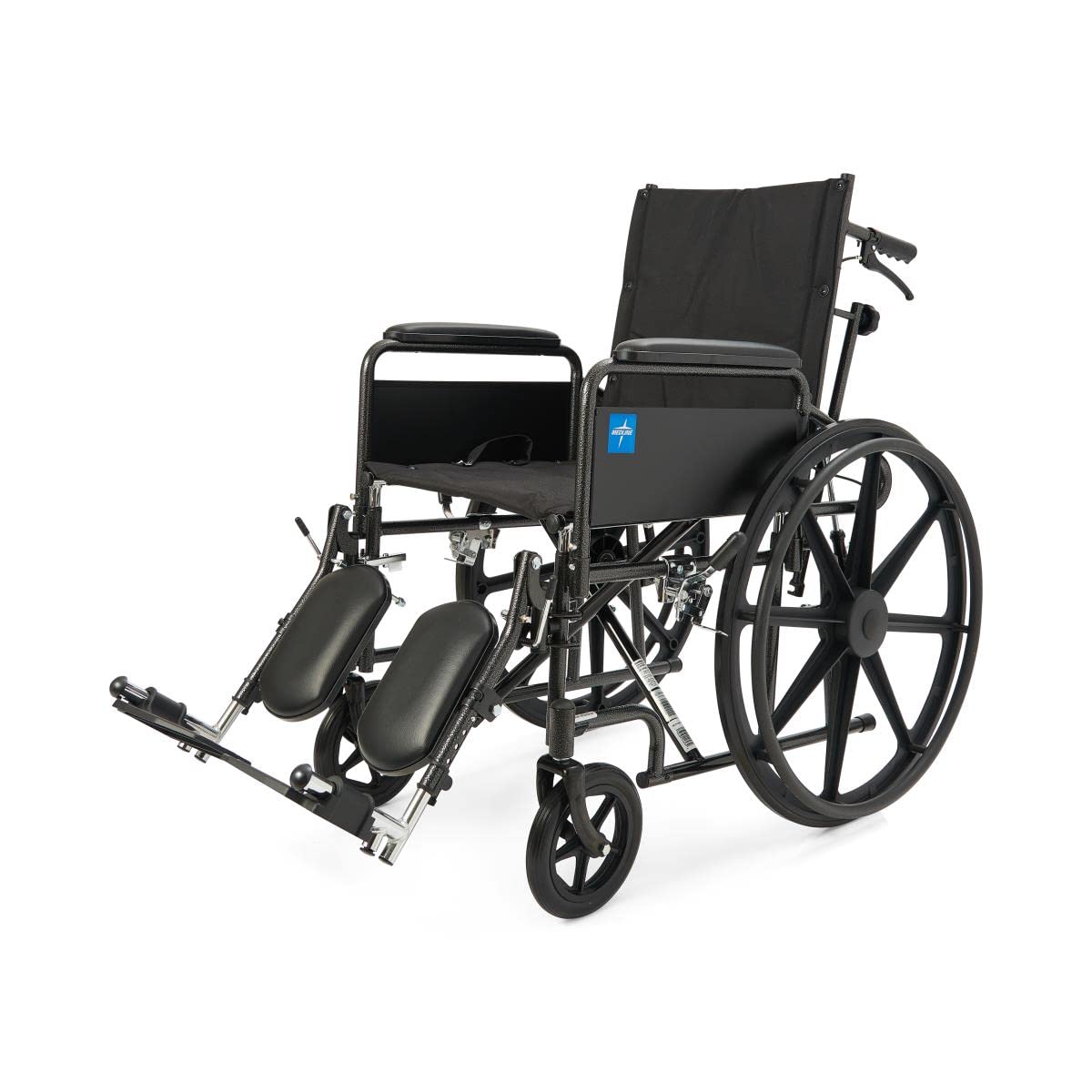 **Medline Reclining Wheelchair with Desk-Length Arms & Elevating Leg Rests - 20