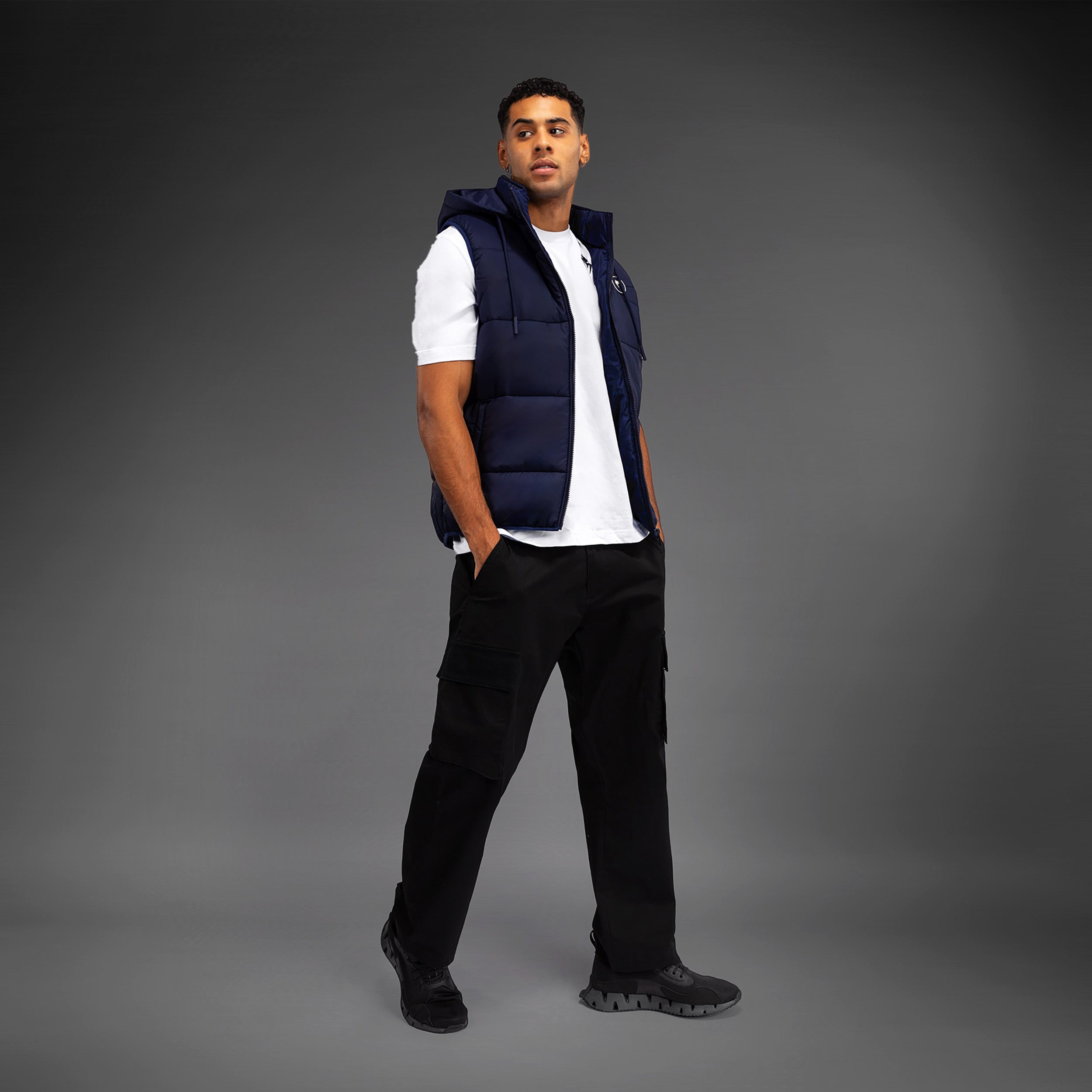 Venum Urban Guard Down Vest for Men - Lightweight Winter Jacket, Night Blue - Perfect for Outdoor Activities, Travel & Casual Wear