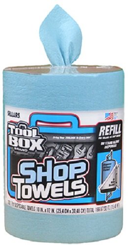 Sellars 5520701 200-Count Shop Towels Refill - 5 Pack | Heavy-Duty Cleaning Rags for Automotive, Workshop & Home Use