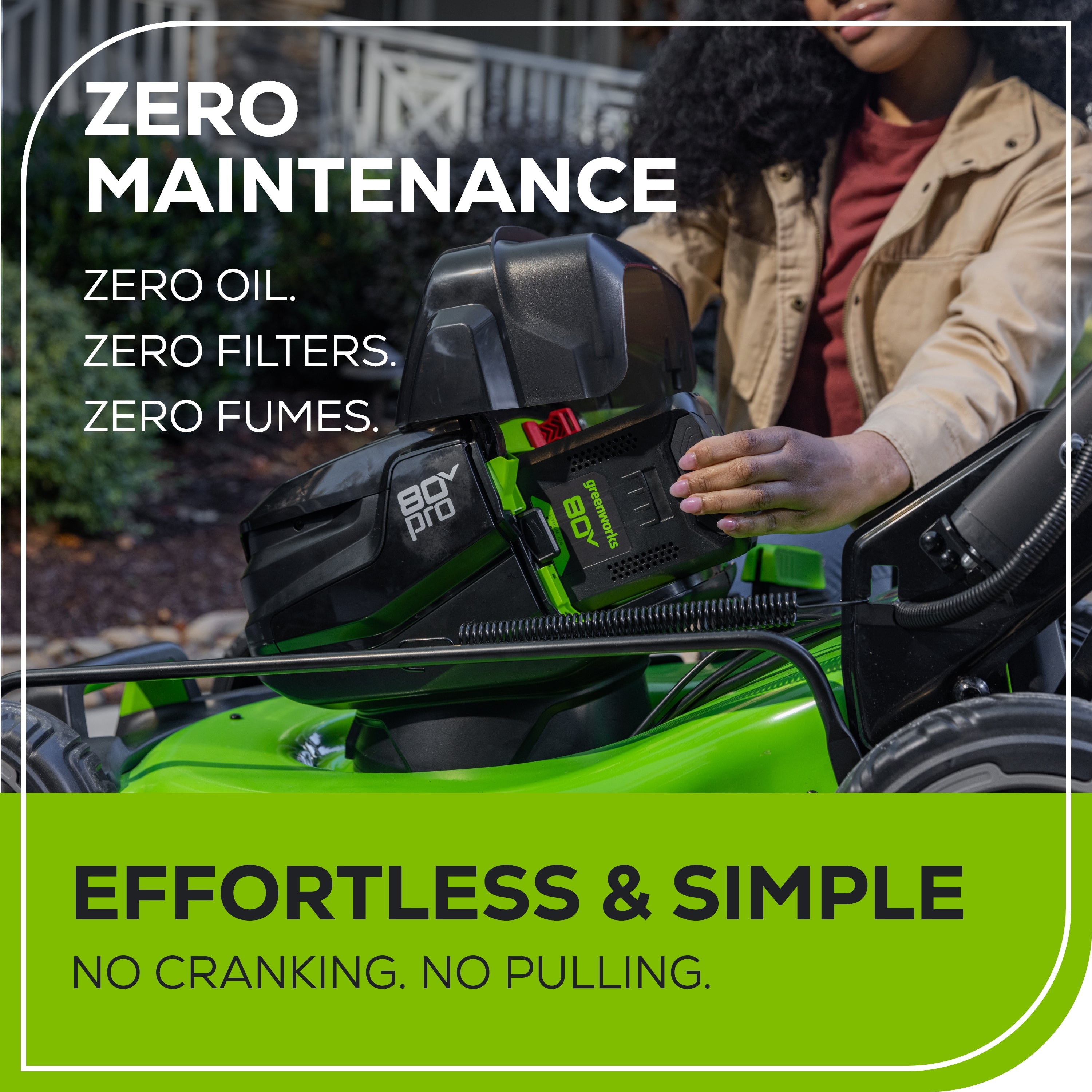 Refurbished 80V 22-Inch Cordless Battery Dual Blade Self-Propelled Lawn Mower with 2 x 4.0Ah Batteries & Rapid Charger - Perfect for Large Yards, Landscaping & Professional Lawn Care