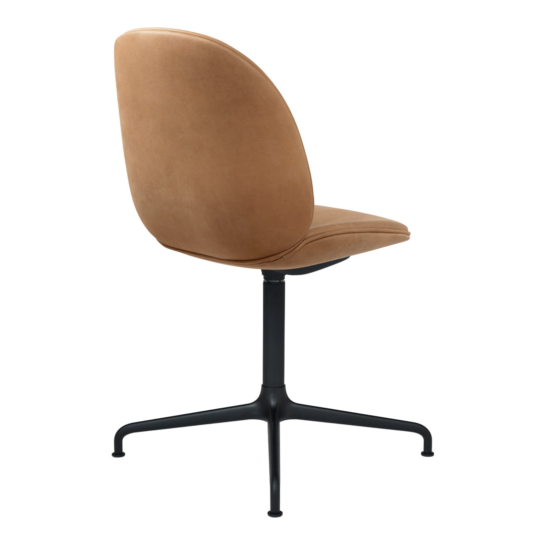 Ergonomic Beetle Meeting Chair with 4-Star Swivel Base - Fully Upholstered Office Chair for Conference Rooms, Home Offices & Workspaces