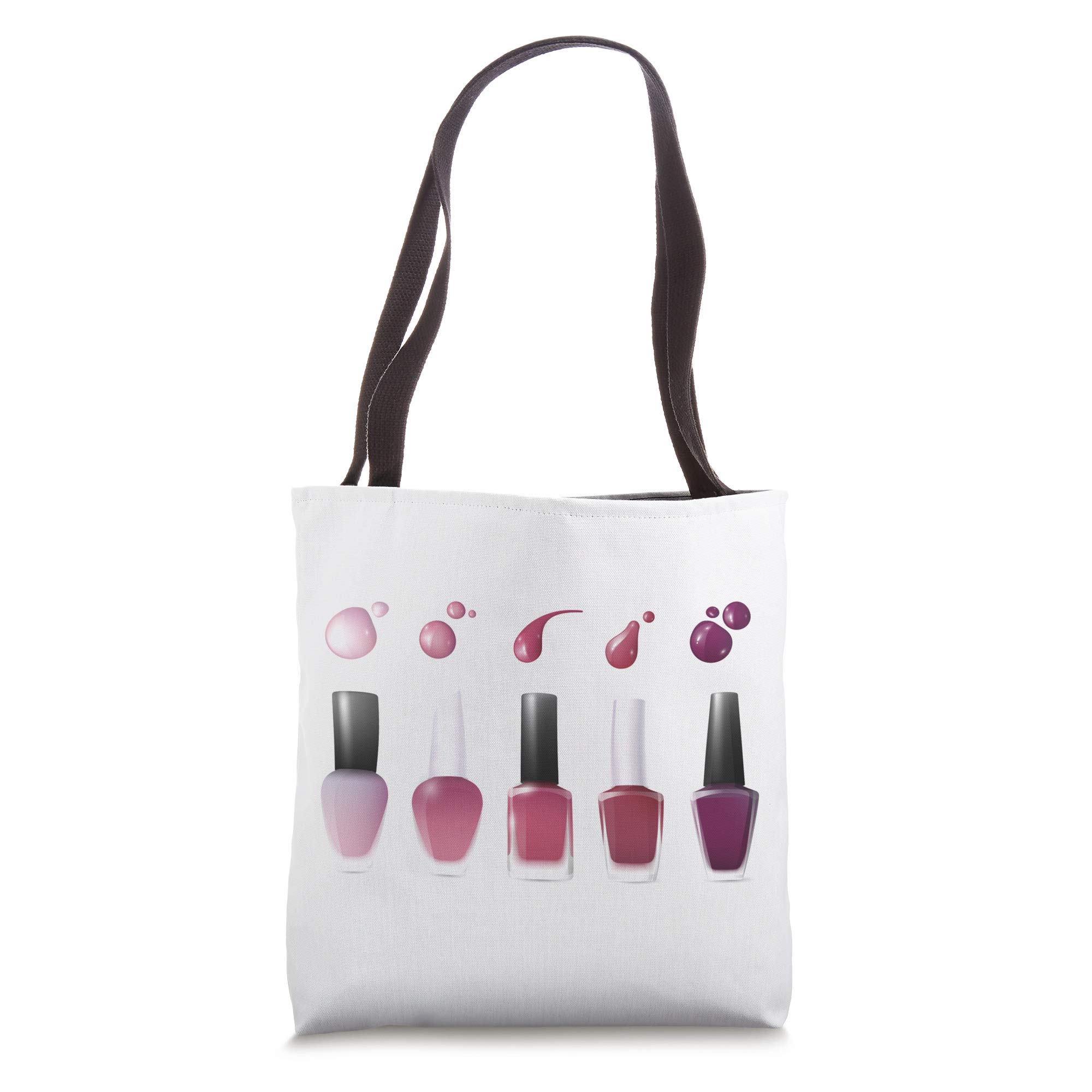 Professional Manicurist Nail Polish Tote Bag - Waterproof & Durable Makeup Cosmetics Organizer for Nail Techs, Salon & Travel Use