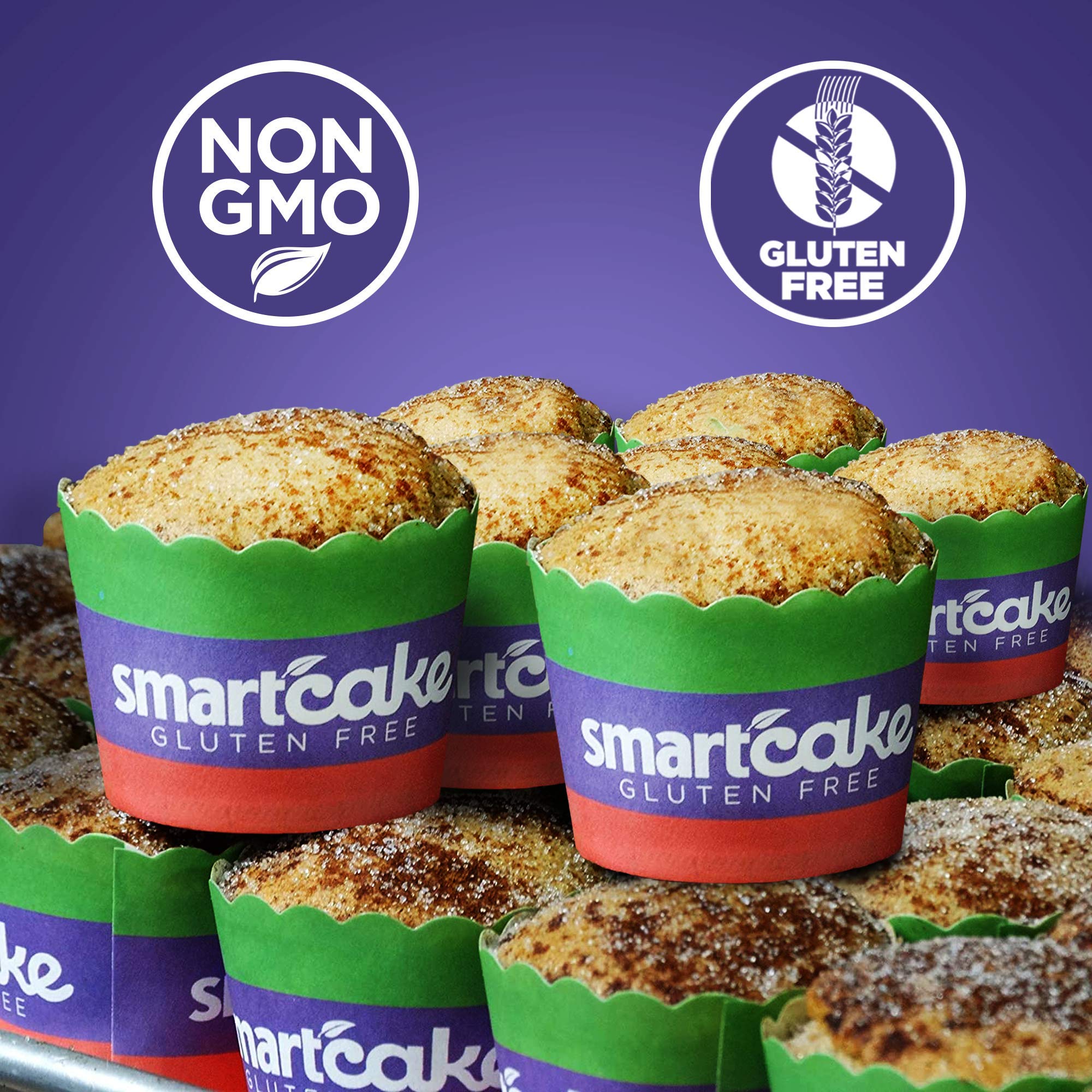 Smart Baking Company Smartcake - Sugar Free, Gluten Free, Low Carb Keto Dessert | Healthy Snack for Weight Loss & Diabetic Diet | Perfect for Office, Travel & Home Treats